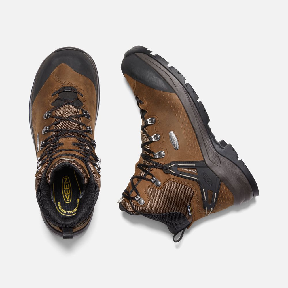 Botas de Seguridad Keen Mexico Marrom/Negros - Hombre Wild Sky Waterproof - RM4082375